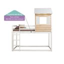 Ver imagem 6 de Cama Alta Infantil Club House Wood Casatema MadeiraOriginals Branco/Marrom