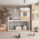 Ver imagem 1 de Cama Alta Infantil Club House Wood Casatema MadeiraOriginals Branco/Marrom