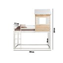 Ver imagem 3 de Cama Alta Infantil Club House Wood Casatema MadeiraOriginals Branco/Marrom