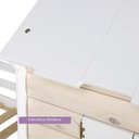 Ver imagem 7 de Cama Alta Infantil Club House Wood Casatema MadeiraOriginals Branco/Marrom