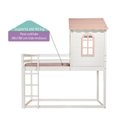 Ver imagem 7 de Cama Alta Infantil Club House Sweet Casatema MadeiraOriginals Branco/Rosa