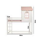 Ver imagem 3 de Cama Alta Infantil Club House Sweet Casatema MadeiraOriginals Branco/Rosa