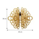 Ver imagem 6 de Lustre Pendente Para Sala Pé direito Duplo Quatro Arabesques Marfim