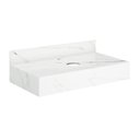 Ver imagem 2 de Bancada em Porcelanato Para Banheiro Completo Alto Padrao 80cm Sem Cuba