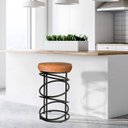 Ver imagem 1 de Banqueta 62cm Londres Preto/Caramelo