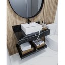 Ver imagem 4 de Bancada em Porcelanato Para Banheiro Completo Alto Padrao 80cm Sem Cuba