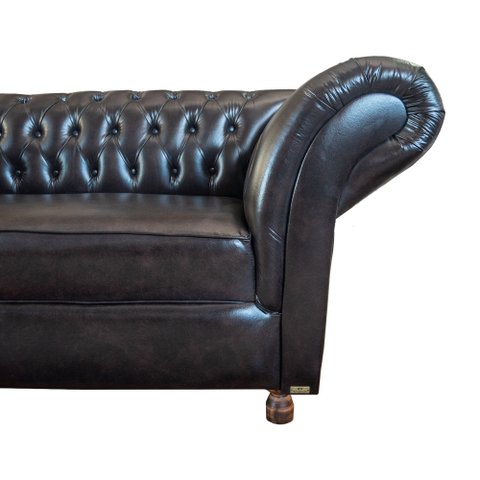 Sofá Chesterfield Conde Del 1,80:CORANO CAFÉ