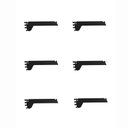 Ver imagem 6 de Kit 3 Bandejas Prateleiras 30x91 Gôndolas New Plus Preto Porta Etiqueta Azul Sa Gôndolas