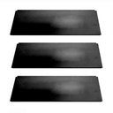 Ver imagem 4 de Kit 3 Bandejas Prateleiras 30x91 Gôndolas New Plus Preto Porta Etiqueta Azul Sa Gôndolas