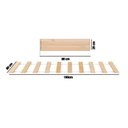 Ver imagem 4 de Kit Estrado com Grade para Cama Club House Wood Casatema MadeiraOriginals Marrom/Branco