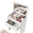 Ver mais imagens de Penteadeira Organizadora com Espelho e Gaveta Banco Incluso