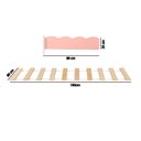 Ver imagem 4 de Kit Estrado com Grade para Cama Club House Sweet Casatema MadeiraOriginals Marrom/Branco/Rosa