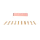 Ver imagem 1 de Kit Estrado com Grade para Cama Club House Sweet Casatema MadeiraOriginals Marrom/Branco/Rosa