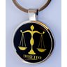 Chaveiro Profissão Direito Advocacia - Dourado - 4