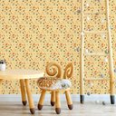 Ver imagem 1 de Papel de Parede Floral Anos 60 C Arte Destaque 3,50 Metros