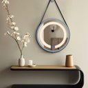 Ver imagem 4 de Espelho Redondo Iluminado 40cm com Alça Touch 2 Leds com Alça Adnet Reduna