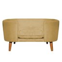 Ver imagem 2 de Cama Pet Caminha Cachorro Grande Veludo Casinha Luxo Colchão:veludo Mostarda