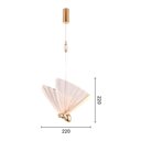 Ver imagem 2 de Lustre Pendente Sindora Qd05166 Dourado Led Bivolt