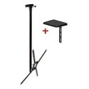 Ver imagem 3 de Suporte da Televisão de Teto Preto Casa Consultório Hospital + Antena Digital Interna Cs0050p-shd500