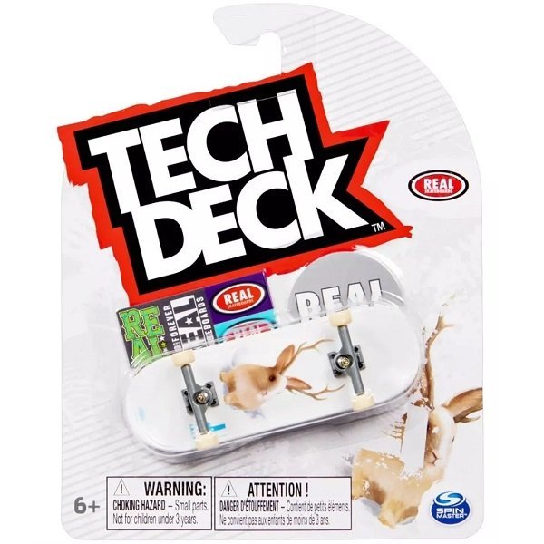 Skate De Dedo - Tech Deck - Real Skateboard A Vermelho - Sunny - D