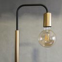 Ver imagem 3 de Luminaria de Chao Dourado Curvado em Aluminio para Leitura e Sala de Estar Soquete E27 Bivolt