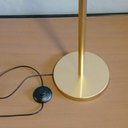 Ver imagem 5 de Luminaria de Chao Dourado Curvado em Aluminio para Leitura e Sala de Estar Soquete E27 Bivolt