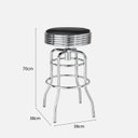 Ver imagem 2 de Banqueta de Aço Giratória Panamá 