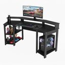 Ver imagem 7 de Mesa Gamer ME4167 186,6cm Preto