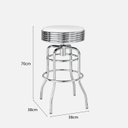 Ver imagem 2 de Banqueta de Aço Giratória Panamá 