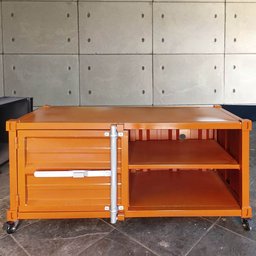 Rack para Tv Container Newark - Estilo Industrial em Ferro 1m00 Largura - 1