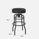 Ver imagem 2 de Banqueta de Aço Giratória Panamá 