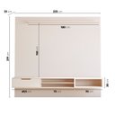 Ver imagem 3 de Painel para Tv 84 Polegadas 219cmx233cm 100% Mdf Plus