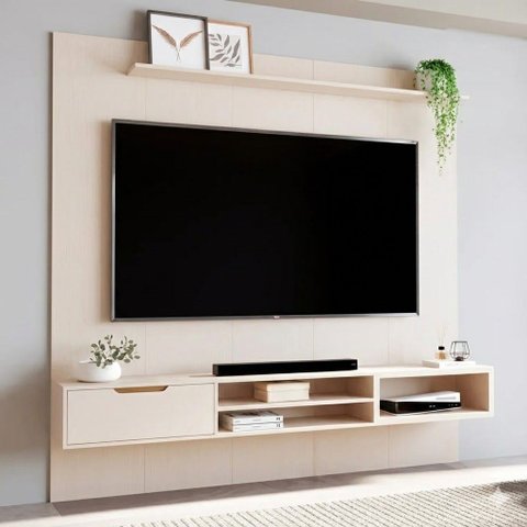 Painel para Tv 84 Polegadas 219cmx233cm 100% Mdf Plus