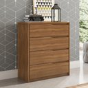 Ver imagem 1 de Cômoda Atria 4 Gavetas - Demobile:amêndola Touch