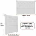 Ver imagem 3 de Cabeceira Estofada Casal Sophy Fixação no Box Madeira Maciça Veludo Amêndoa Sallar Home