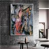 Quadro Decorativo Pablo Picasso Mulher Com Bandolim:60x40 cm/BRANCA - 7