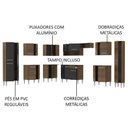 Ver imagem 6 de Cozinha de Canto Reto Emilly Big com Armário e Balcão Madesa