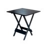 Mesa para Bar e Café Dobravel de Madeira 60x60 - Preto - 1
