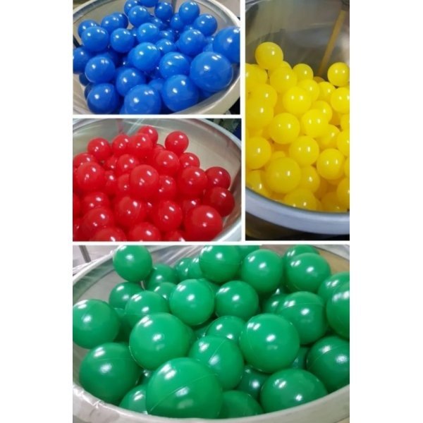 Bolinhas para Piscina Coloridas Macias e Resistente 100 Un - 6