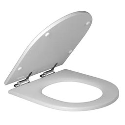 Assento Poliéster Deca Slow Close com Protekto Carrara/lk/nuova/level Branco - Ap.237.17 - 2