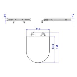Assento Poliéster Deca Slow Close com Protekto Carrara/lk/nuova/level Branco - Ap.237.17 - 3