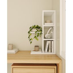 Nicho Aparador Organizador Minimalista Branco - 3