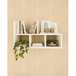Nicho Aparador Organizador Minimalista Branco - 4