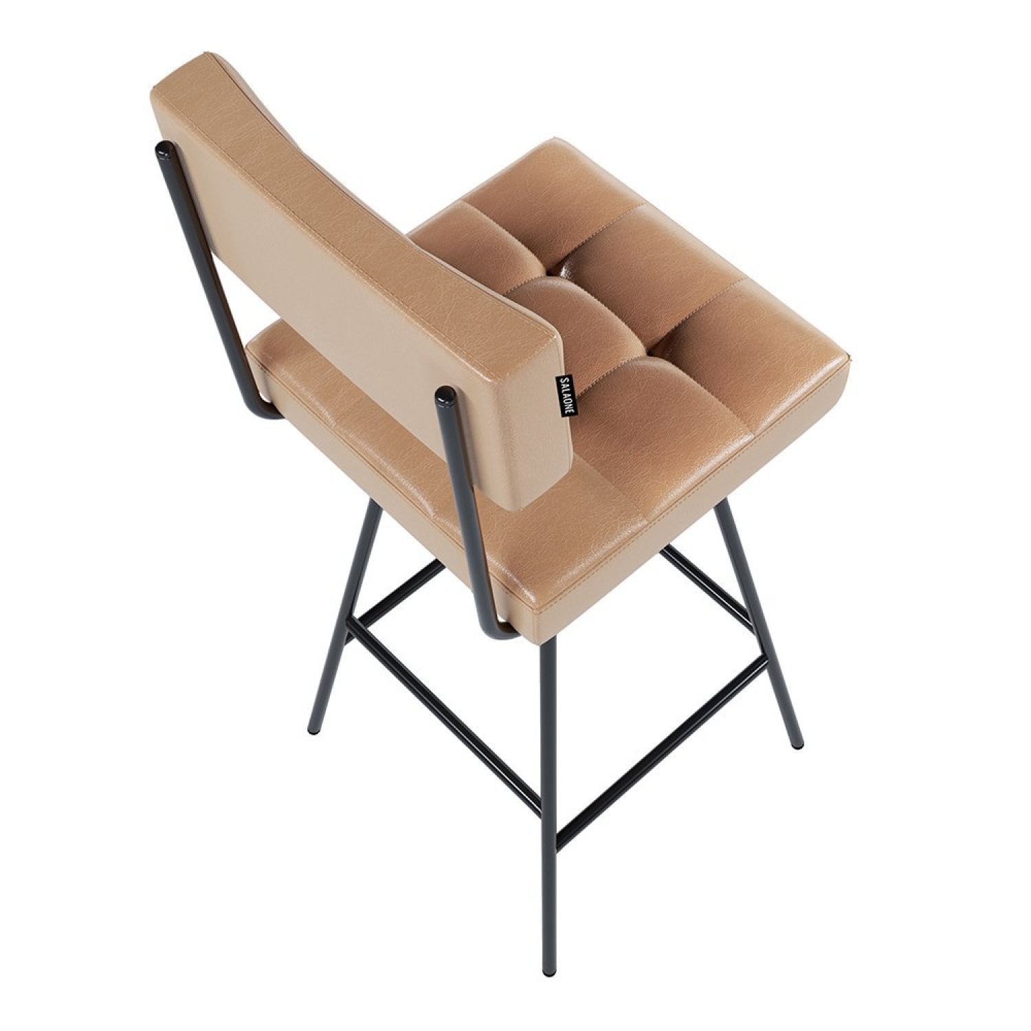 Kit 2 Banquetas em Aço e Couro Sintético Madri  - 10