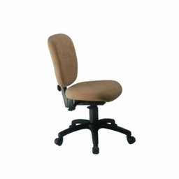 Cadeira Diretor sem Braços Linha Lombar Marrom - 1