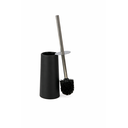 Ver imagem 1 de Escova Sanitária Preta Inox com Suporte Tampa Higiênica 38,3 Cm