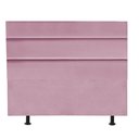 Ver imagem 1 de Cabeceira Argentina Cama Box Casal 160 Cm Suede Rosa Bebê