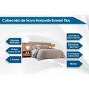 Ver imagem 3 de Cabeceira Cama Box Madeirado Cor Cumaru Casal Everest Plus 2 Mesas C/ 2 Gavetas Cumaru - Horizonte