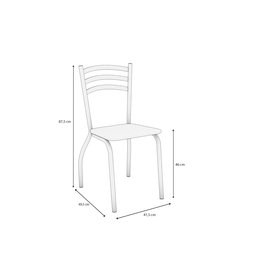 Conjunto Sala de Jantar 1 Mesa Tampo Vidro Redondo 4 Cadeiras Portugal - 5