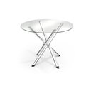 Ver imagem 3 de Conjunto Sala de Jantar 1 Mesa Tampo Vidro Redondo 4 Cadeiras Portugal